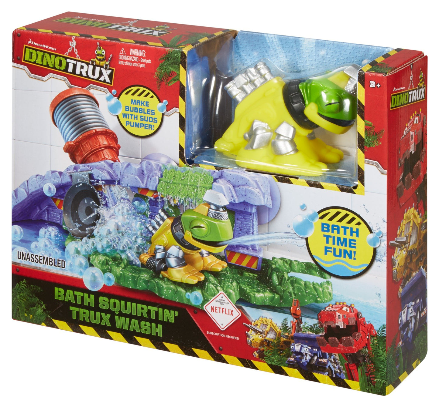 Mattel Dinotrux Bath Squirtin' Trux Wash