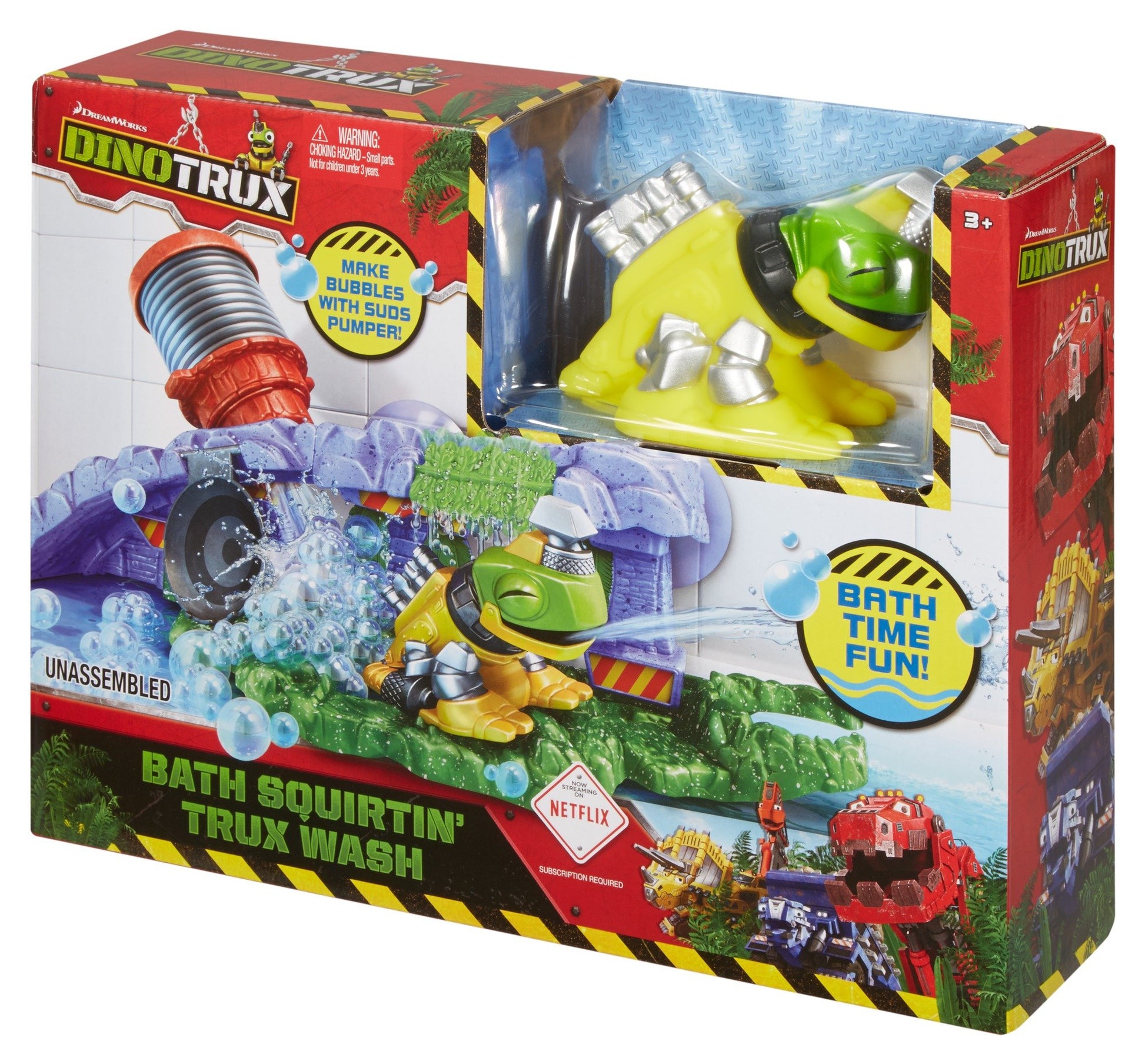Mattel Dinotrux Bath Squirtin' Trux Wash