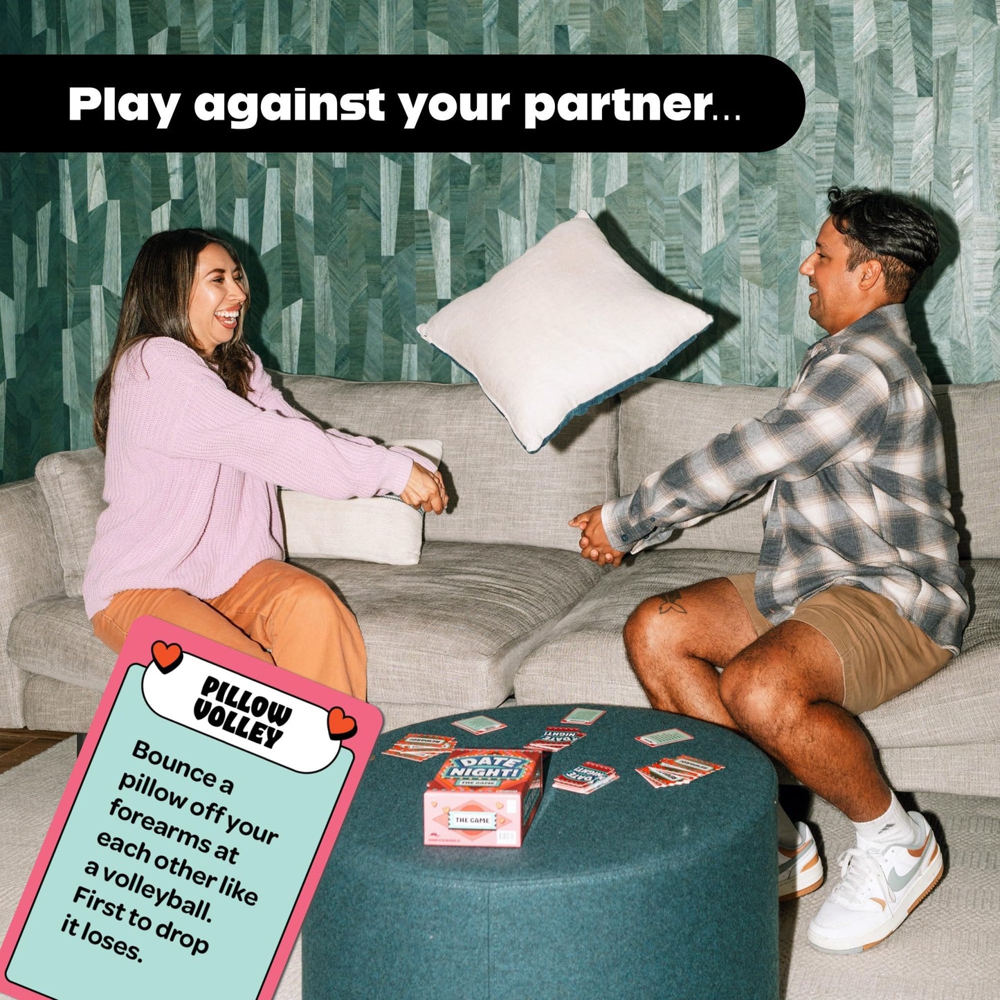 DSS Games Date Night! [The Game] | from The Makers of The Couples Game, Stay At Home Date Night Ideas, Win Reward Tickets, Fun Gift for Couples, Him