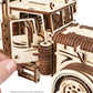 UGEARS Models 3-D Wooden Puzzle - Mechanical Heavy Boy Truck VM-03 Wooden Model Kit for Adults and Teens