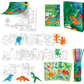 BOX CANDIY Totally Dinosaurs Dino-Tastic Activity Set with 30 Activities in Keepsake Box
