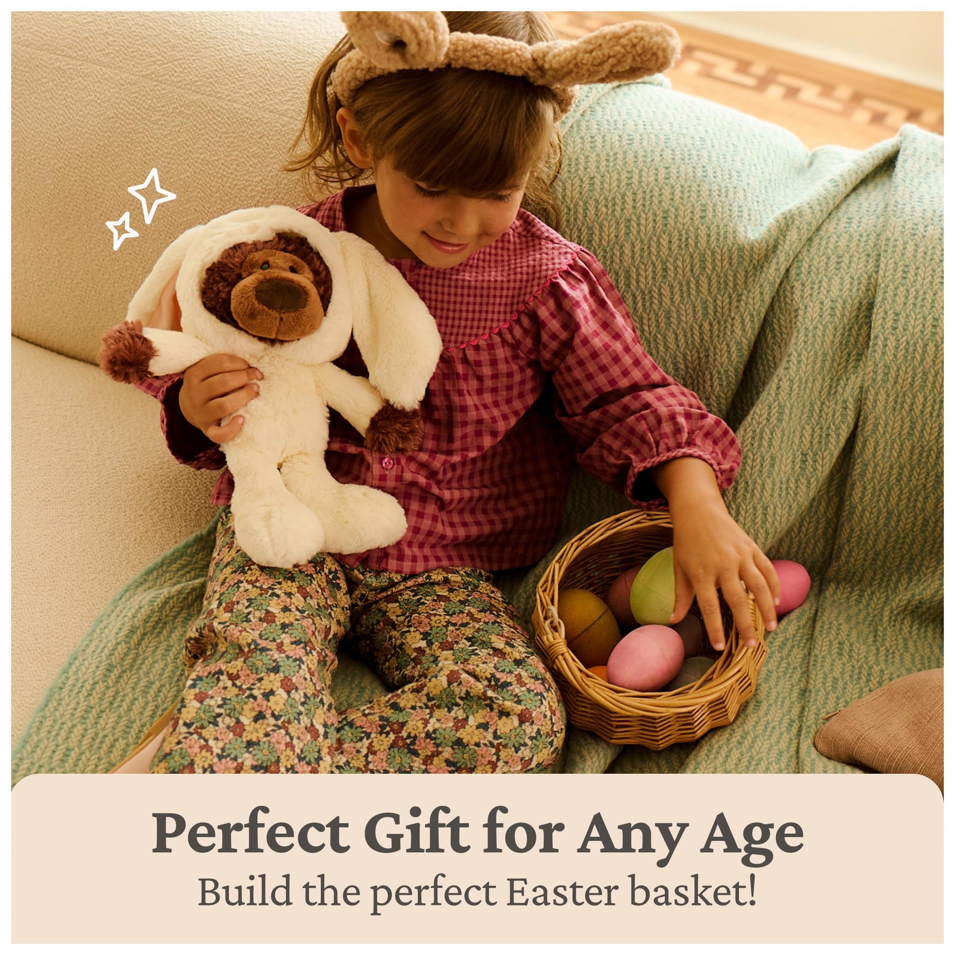 GUND Philbin Bunny 10-Inch Stuffed Animal Plush Toy in Easter Bunny Outfit