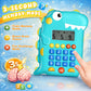 Math Games for Kids Ages 5-12, Portable Kids Calculator Toy, Addition Subtraction Multiplication Division Practice, 4 Logic Modes, 100,000 Questions