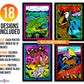 Super Pack of 18 Fuzzy Velvet Coloring Posters (National Parks Edition) - Great for Family Time, Arts & Crafts, Travel, At Home, Care Facilities [All