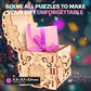 ESC WELT Secret Treasure Box 3D Wooden Puzzle - 3-In-1 Game, Gift Box for Money, Vouchers & Cards - Teenagers & Adults
