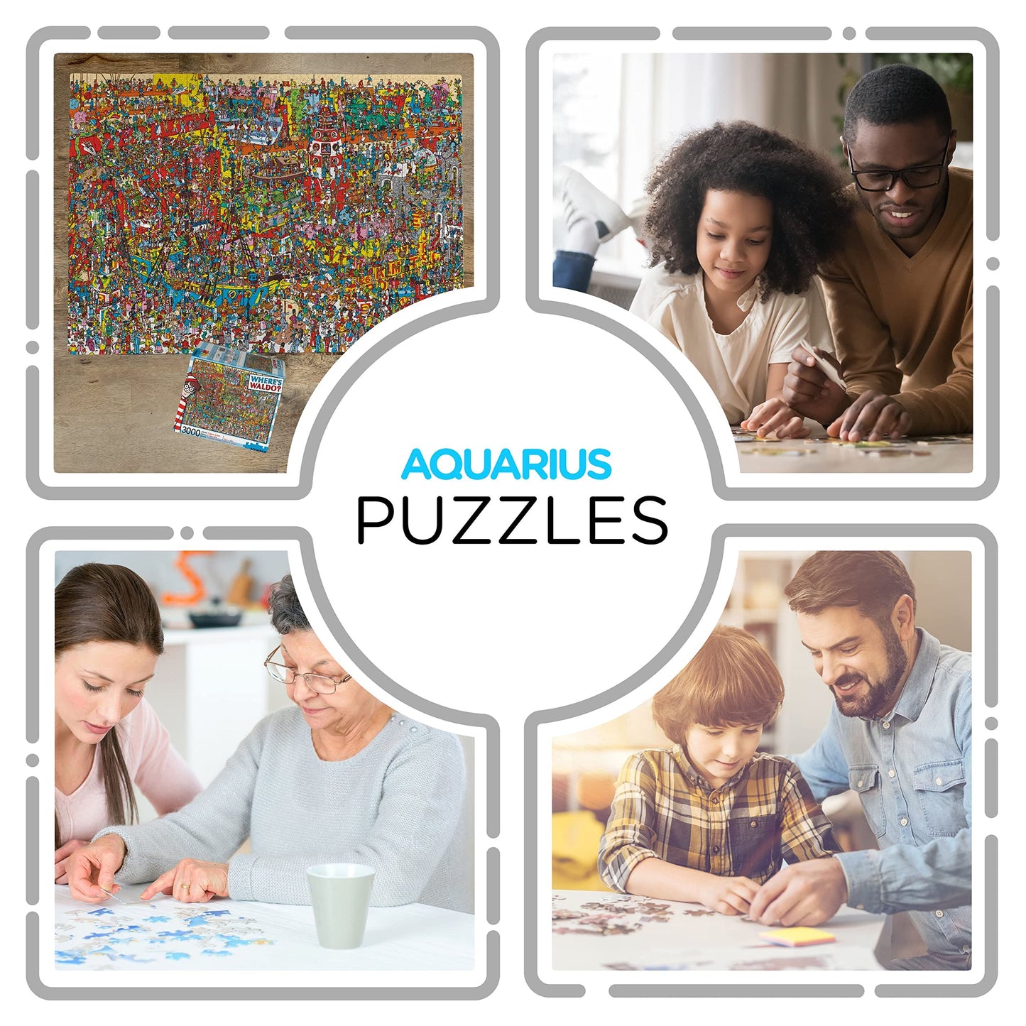 Aquarius Where’s Waldo 3000-Piece Jigsaw Puzzle