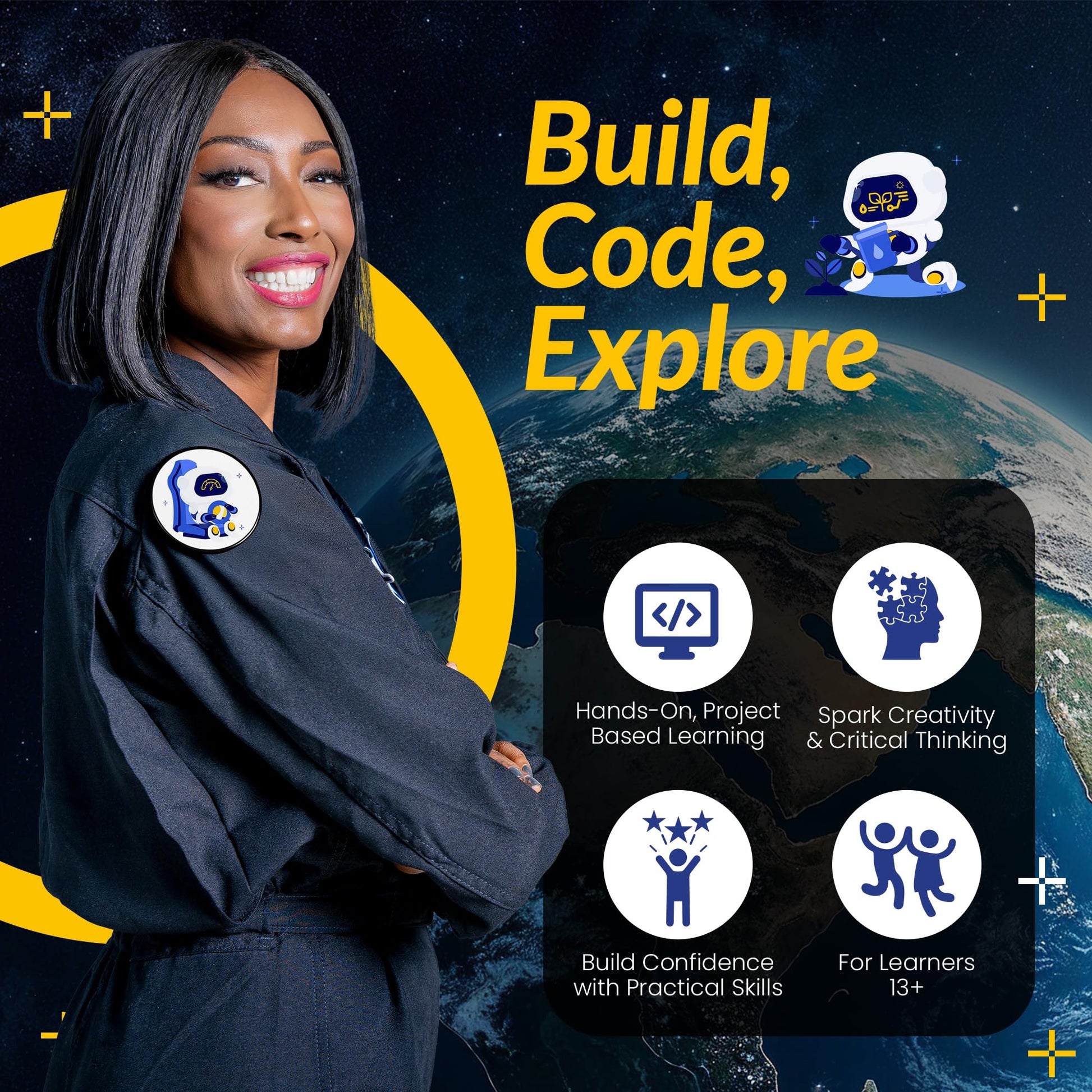 LINGO STEM Coding Kit - Build & Code Your Own Backup Sensor for Car - Learn Coding with Step-by-Step Guides - STEM Projects for Ages 13+ Years