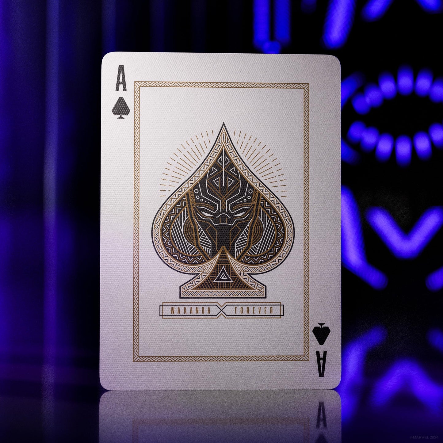 theory11 Black Panther Premium Marvel Playing Cards, Poker Size Standard Index, Foil Playing Cards
