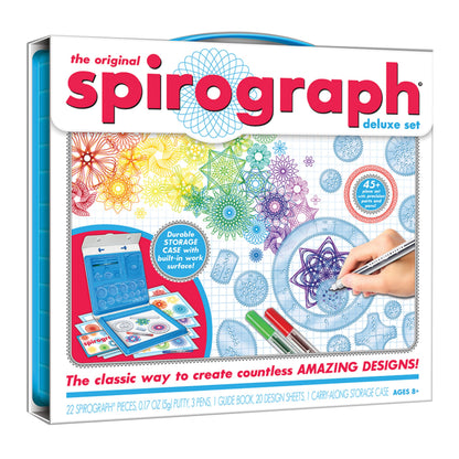 Spirograph - Deluxe Set - Spiral Art Drawing Kit - The Classic Way to Make Countless Amazing Designs - For Kids Ages 8+