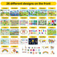 WJPC 53 Designs Busy Book for Toddlers 1,2,3,4,5,6 Years. Preschool Learning Busy Board Kids Boys&Girls Quiet Montessori Toddler Activity Book