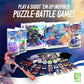 Bullet Heart - Puzzle-Battle Tabletop Game for 1-4 Players - 8 Heroines, Unique Powers, 4 Game Modes