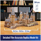 4D Build Harry Potter Deluxe Hogwarts 3D Puzzle Model Kit for Adults
