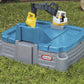 Little Tikes Dirt Diggers Excavator Sandbox for Kids, Including lid and Play Sand Accessories,Multicolor