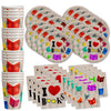 Birthday Galore Book Club Birthday Themed Party Supplies for Kids and Adults - Ideal Celebration Tableware Set with Plates, Napkins, & Cups Quick