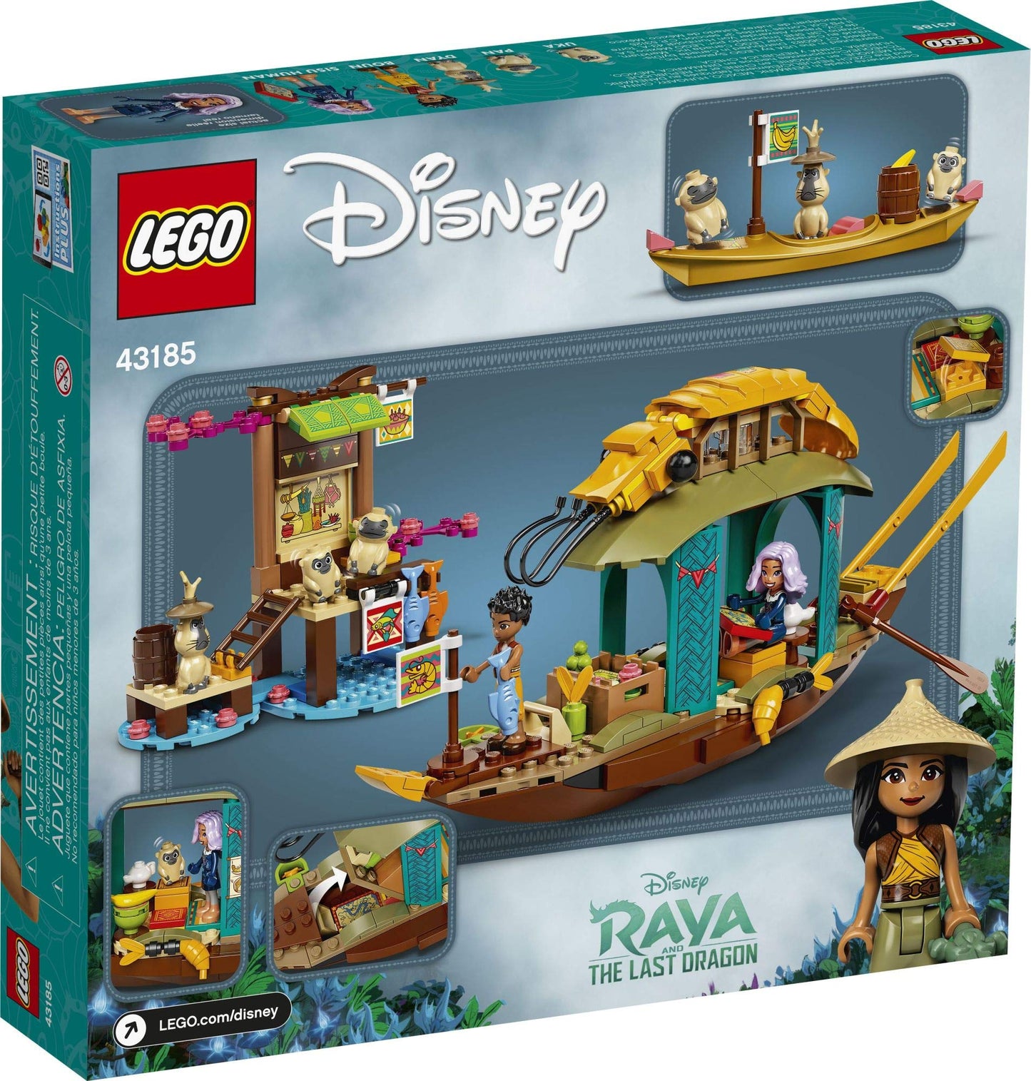 LEGO Disney Boun’s Boat 43185 Building Kit; an Imaginative Toy Building Kit; Best for Kids Who Like Exploring The World and Adventuring with Strong