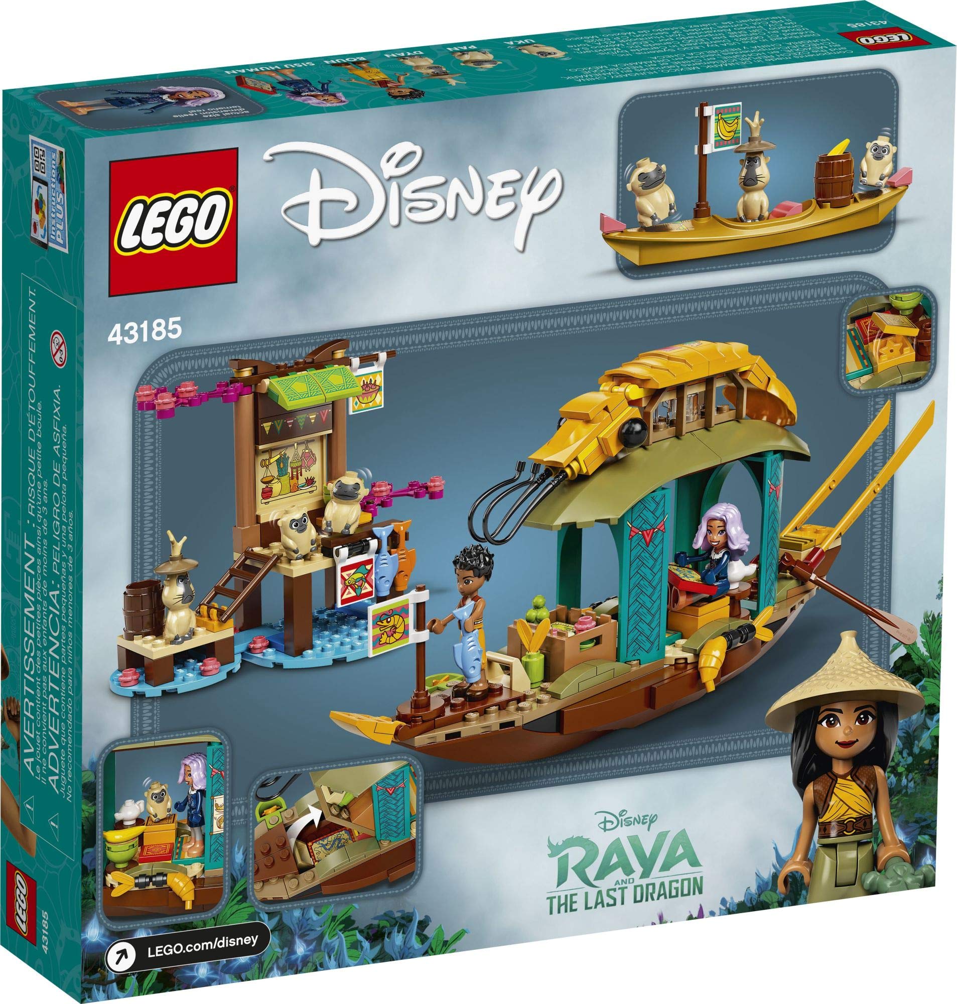 LEGO Disney Boun’s Boat 43185 Building Kit; an Imaginative Toy Building Kit; Best for Kids Who Like Exploring The World and Adventuring with Strong