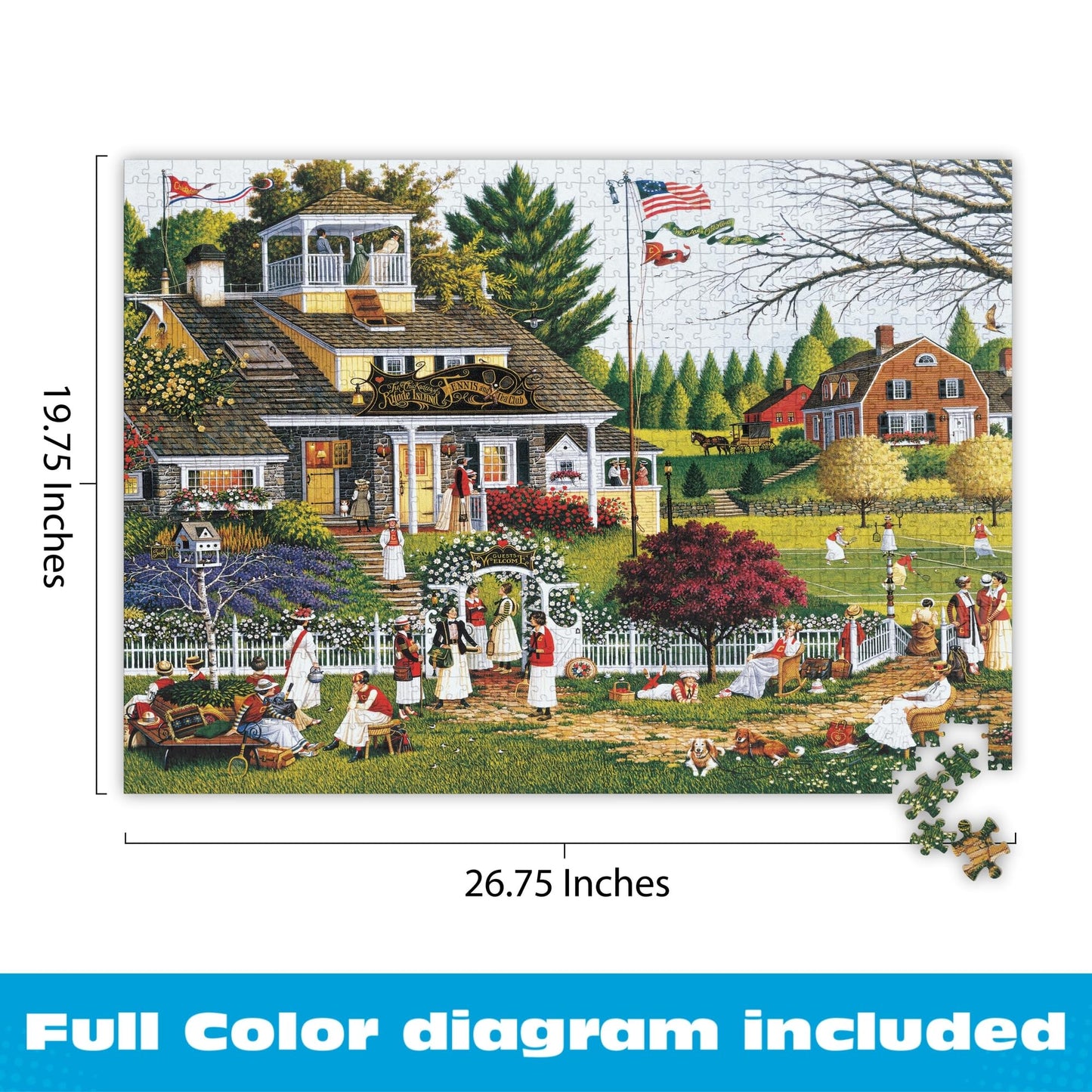 Buffalo Games - Charles Wysocki Love - 1000 Piece Jigsaw Puzzle for Adults