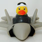 Waddlers Air Force Rubber Duck, Brand, Showing Mighty US Air Force Modern F35 Special Rubber Duck, Birthday Baby Shower Party US Patriotic Themed