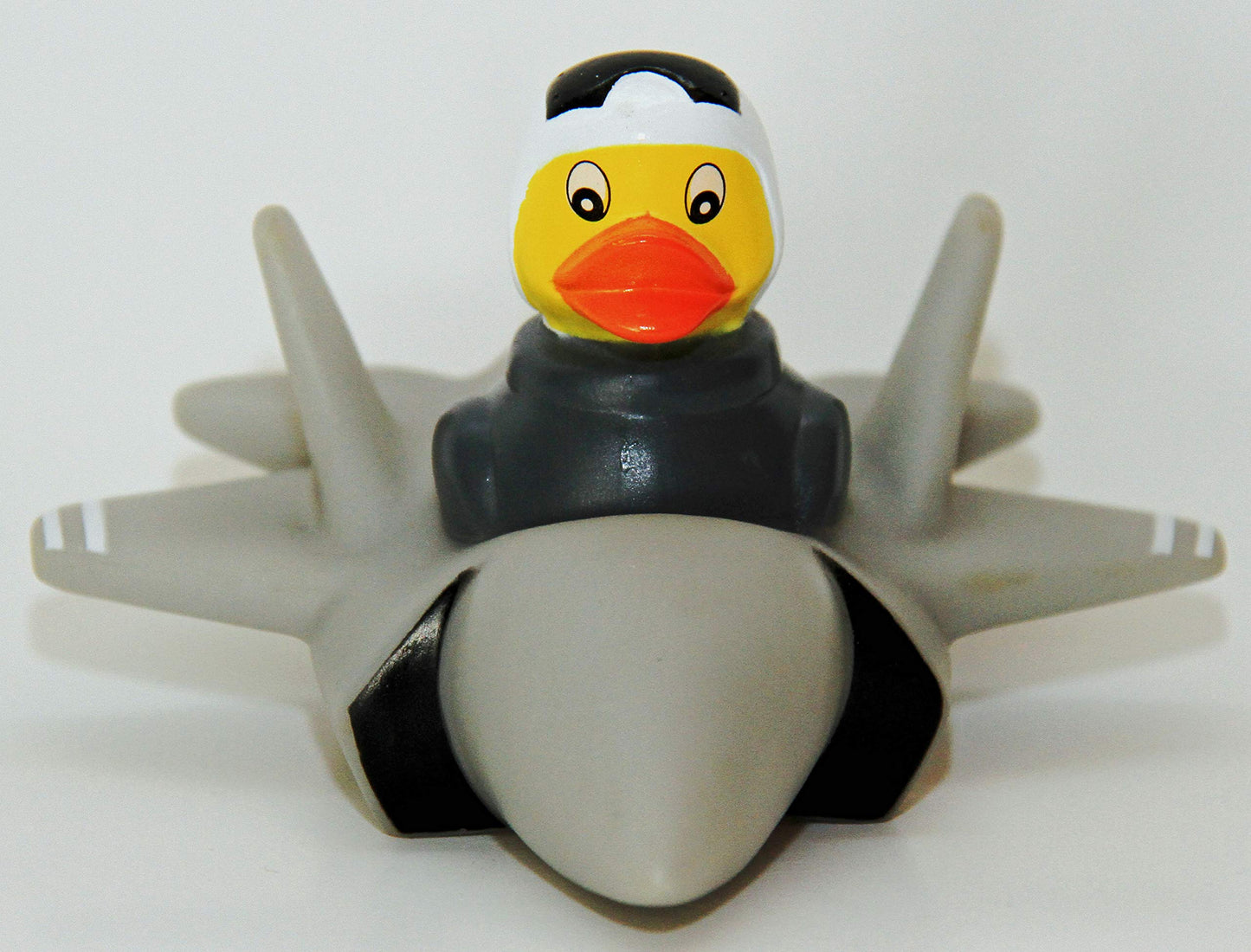 Waddlers Air Force Rubber Duck, Brand, Showing Mighty US Air Force Modern F35 Special Rubber Duck, Birthday Baby Shower Party US Patriotic Themed