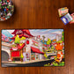 1985 Games Milk Carton Cat Playmat - Premium Non-Slip Tabletop Gaming Mat for MTG, DND & Card Games