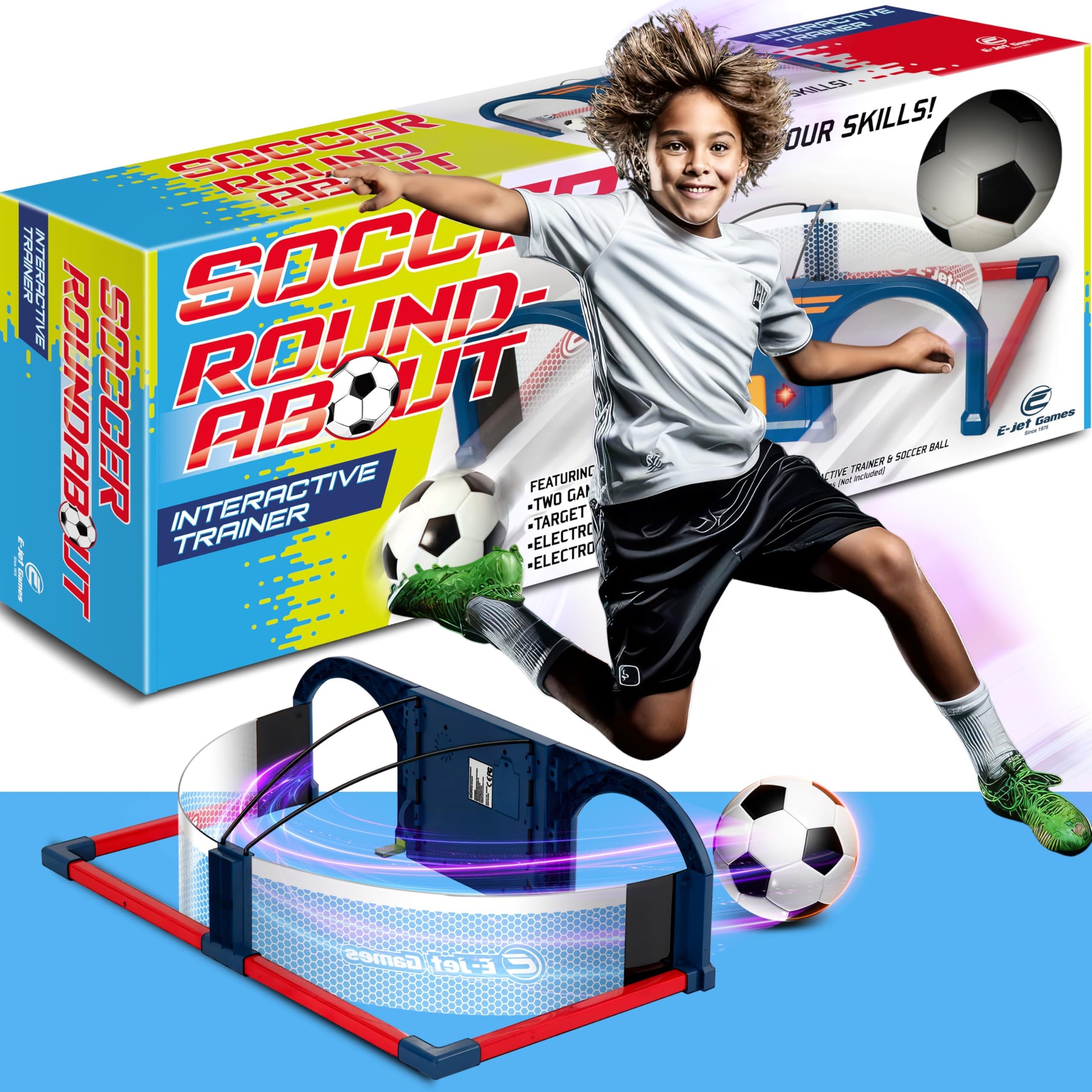 Soccer Arcade - Interactive Trainer Soccer Ball Set | Family Fun Football Party Indoor Sport Game Toys