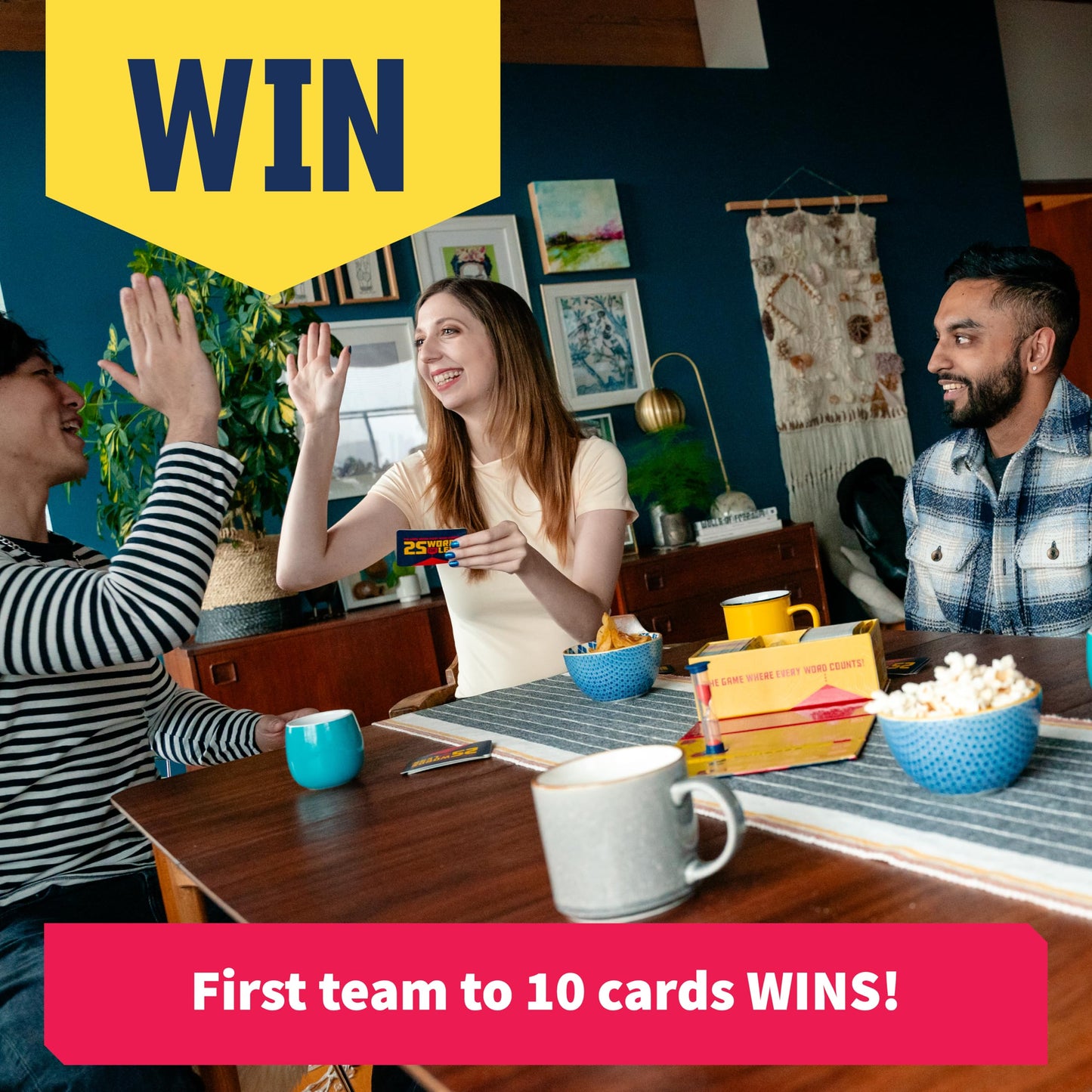 25 Words or Less Board Game, Figure Out the Secret Words Before Time Runs Out, 300 Cards, Timer & Countdown Board Included, Fast-Paced Party Game