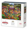 Boardwalk Farmers Market 500 Piece Jigsaw Puzzle Fun Summer Country Puzzles with Premium Box, Gift for Adults and Family 16"x20"