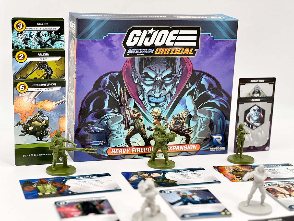 Renegade Game Studios G.I. Joe Mission Critical Heavy Firepower Expansion