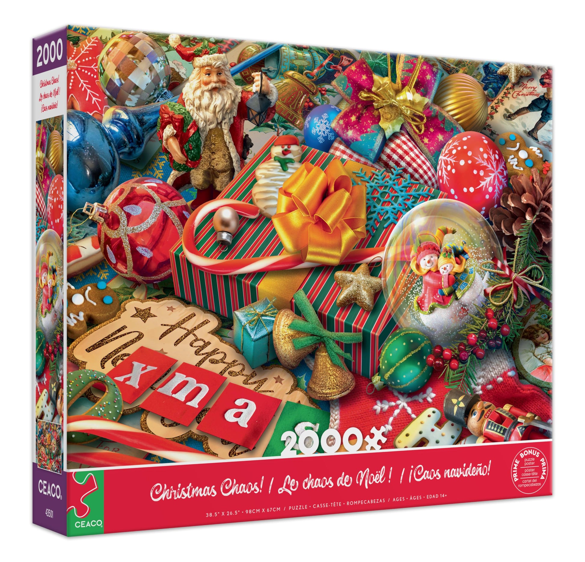 Ceaco - Christmas Chaos - 2000 Piece Jigsaw Puzzle for Adults