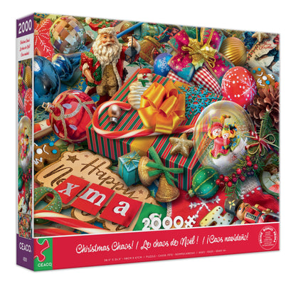 Ceaco - Christmas Chaos - 2000 Piece Jigsaw Puzzle for Adults