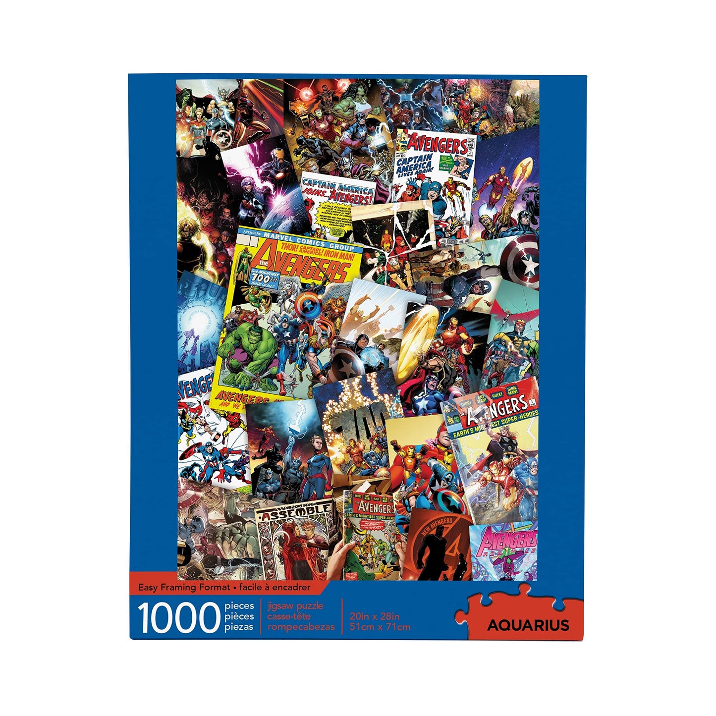 AQUARIUS Marvel Puzzle Cast (1000 Piece Jigsaw Puzzle) - Officially Licensed Marvel Merchandise & Collectibles - Glare Free - Precision Fit