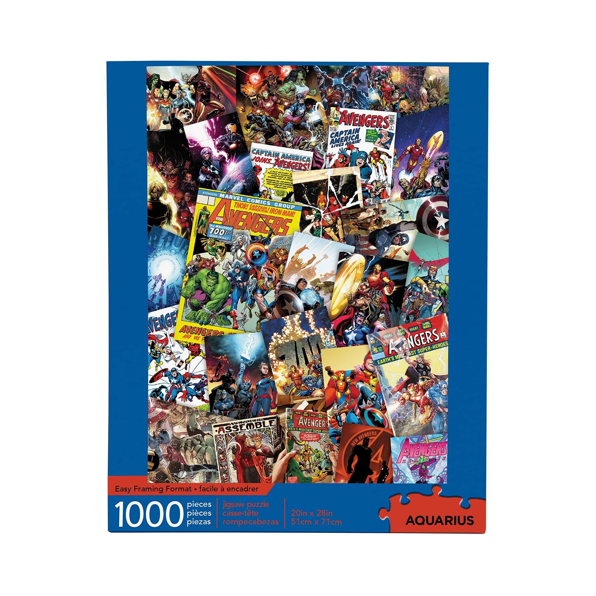AQUARIUS Marvel Puzzle Cast (1000 Piece Jigsaw Puzzle) - Officially Licensed Marvel Merchandise & Collectibles - Glare Free - Precision Fit