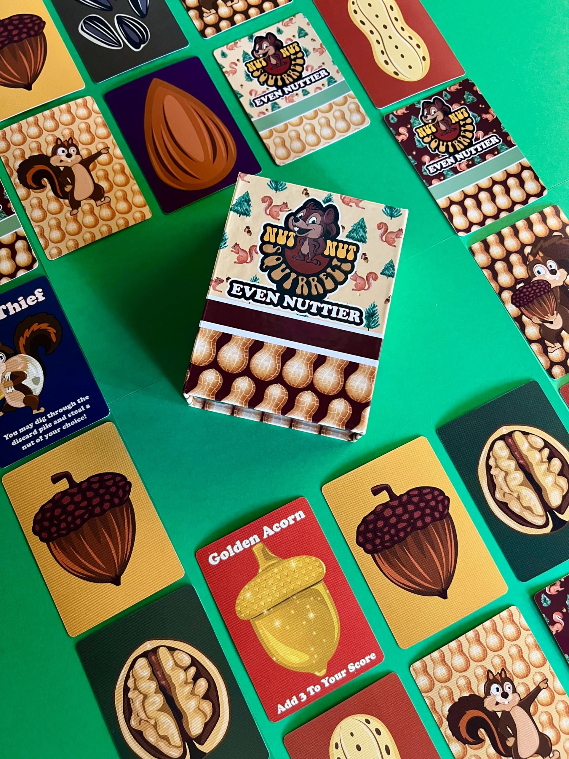 nut nut Squirrel! Even Nuttier - Try to Tame Those Silly Squirrels in This Nuttier Version of Nut Nut Squirrel! an exciting, Strategic Card Game That