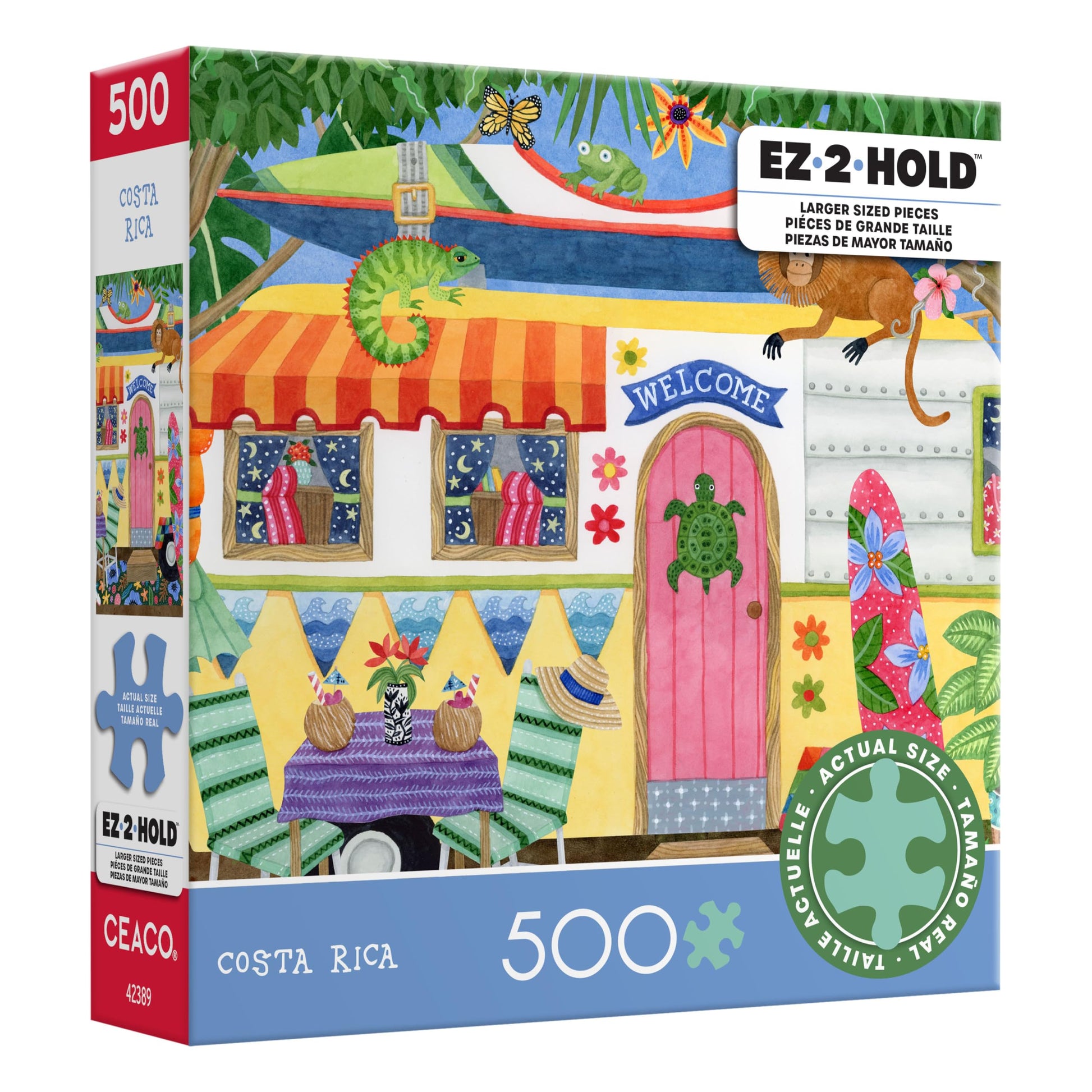 Ceaco - Costa Rica - 500 Large Piece Jigsaw Puzzle for Adults