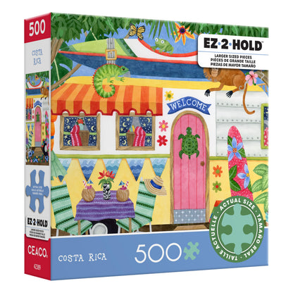 Ceaco - Costa Rica - 500 Large Piece Jigsaw Puzzle for Adults