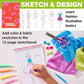 Creativity for Kids Designed by You Fashion Studio: DIY Fashion Designer Craft Kit for Girls, Dress Design Toy & Sewing Set for Kids, Gifts and Toys