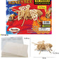Puzzled 3D Puzzle Honeybee Wood Craft Construction Model Kit, Unique & Educational DIY Wooden Insect Toy Assemble Bee Model Unfinished Crafting Hobby