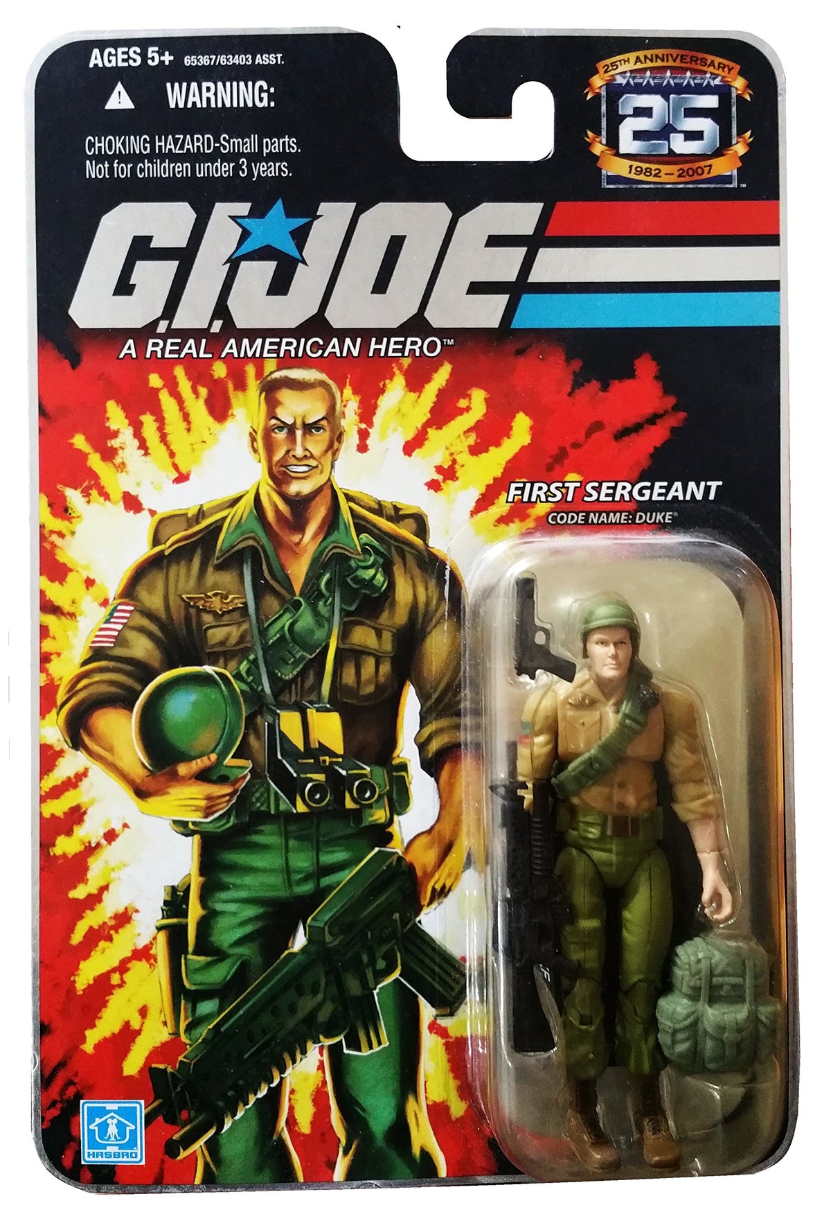 G.I. Joe 25th Anniversary: Duke (First Sergeant) 3-3/4 Inch Action Figure