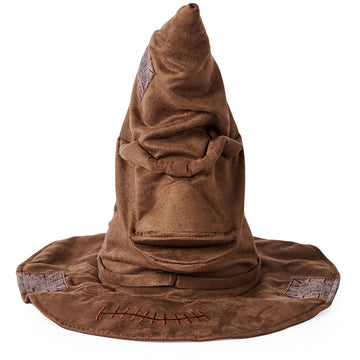 Wizarding World Harry Potter, Talking Sorting Hat with 15 Phrases (Packaging May Vary), Pretend Play Accessory for Costumes for Girls & Boys