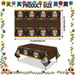 wuhuzsm 3Pcs Day of the Dead Plastic Tablecloth - 42 x 70.8 Inch