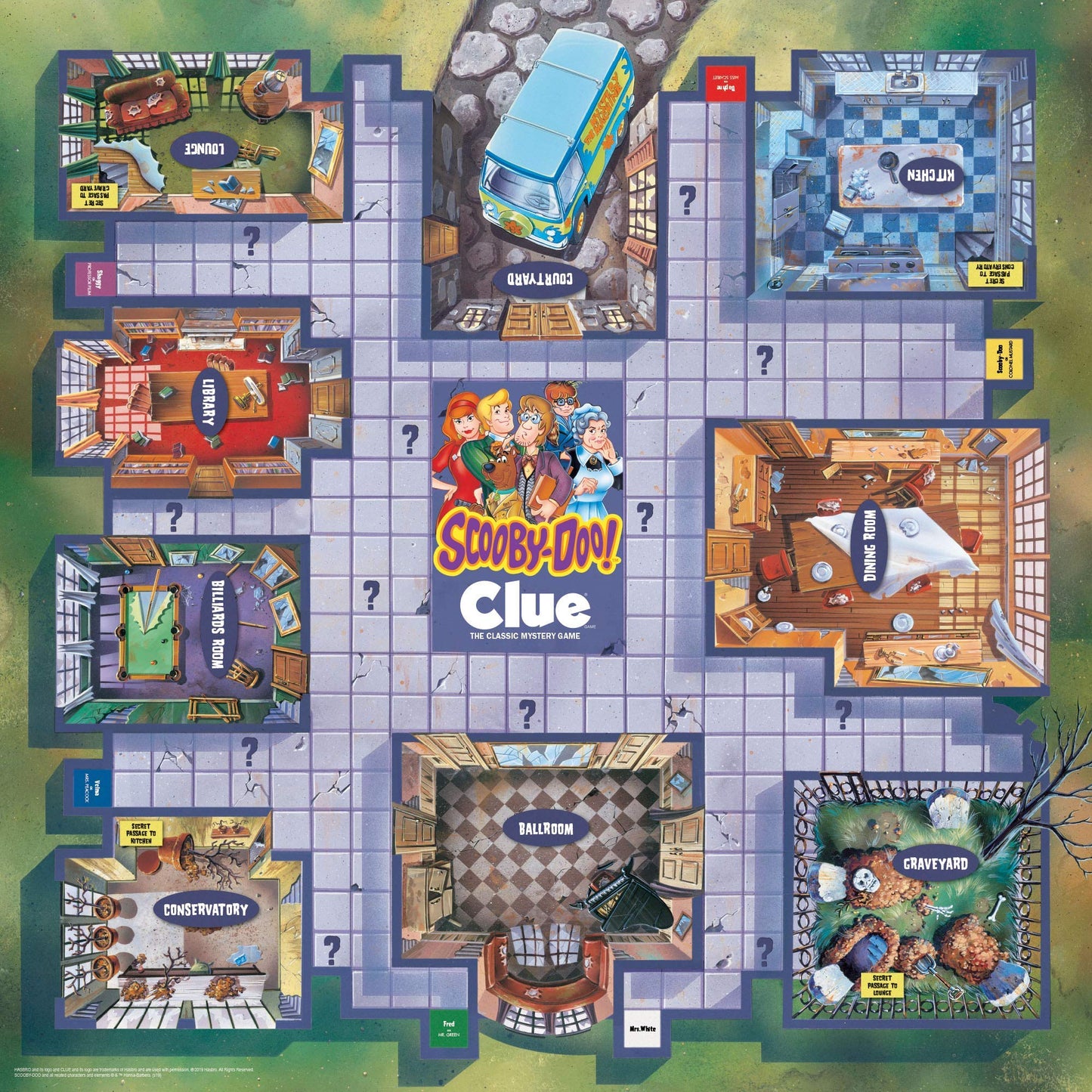 CLUE: Scooby-Doo Board Game | Official Merchandise Based on the Popular Cartoon | Gather the Gang and Solve the Mystery!