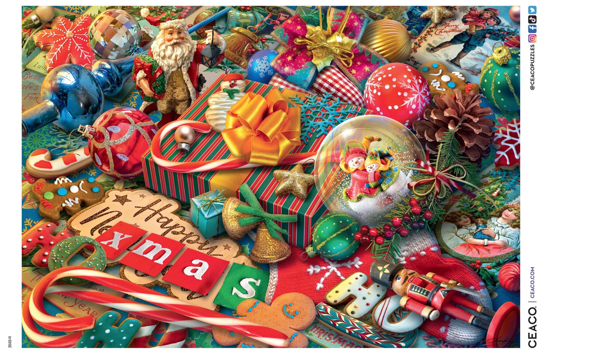 Ceaco - Christmas Chaos - 2000 Piece Jigsaw Puzzle for Adults