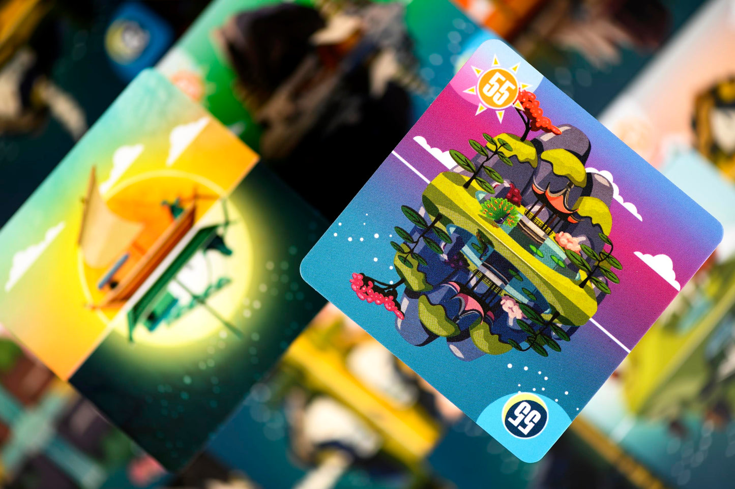 Tranquility Board Game - Set Sail for Paradise in This Silent Cooperative Adventure! Strategy Game, Family Game for Kids and Adults, Ages 8+, 1-5
