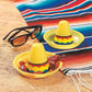 Fun Express Mini Plastic Sombrero Hats - Set of 12 - Chips n Dip, Candy Bowls and Party Favors - Great for Cinco De Mayo, Taco Night and Other Fiesta