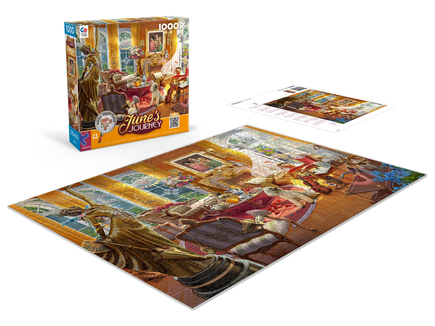 Ceaco - June's Journey - Estate Parlor - 1000 Piece Jigsaw Puzzle