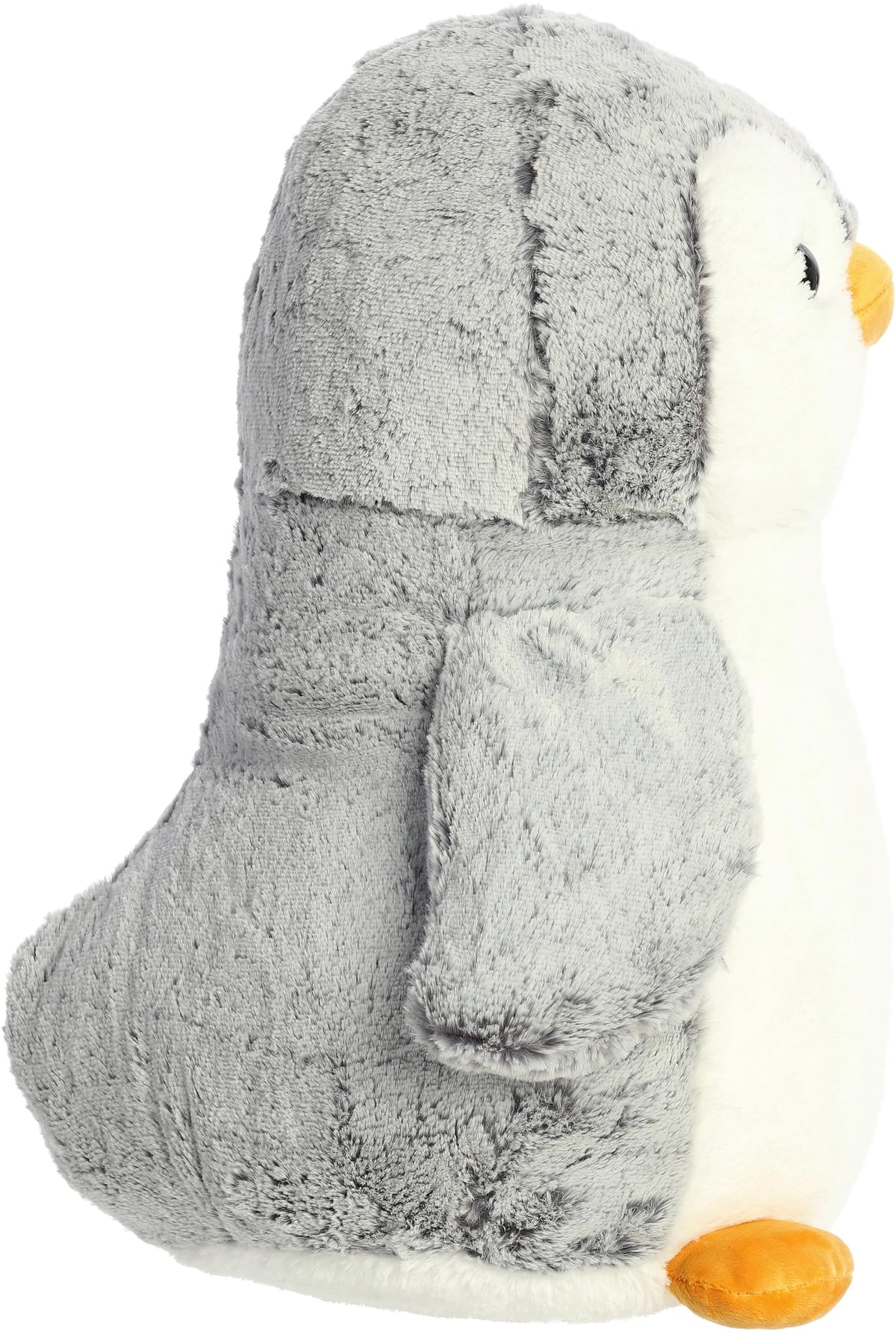 Aurora Pompom Penguin 16" Gray Playful Stuffed Animal