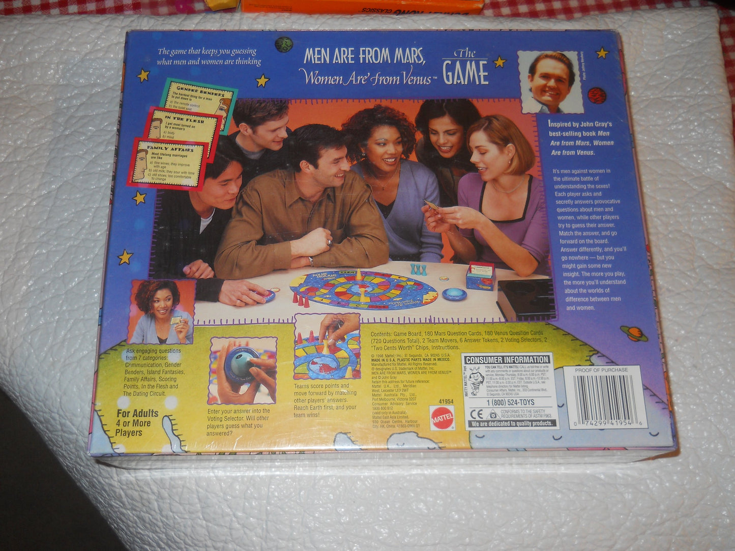 Mattel Men are from Mars Women are from Venus Board Game for Adults, 4 or More Players