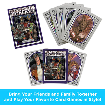 AQUARIUS Guardians of the Galaxy Nouveau Playing Cards - Guardians Comic Themed Deck of Cards for Your Favorite Card Games - Officially Licensed