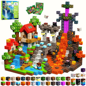 Tasalia Magnetic Building Blocks for Kids Ages 3+, 100PCS Magnetic Blocks, Magnetic Cubes Toys, STEM Educational Stacking Blocks for Boys Girls