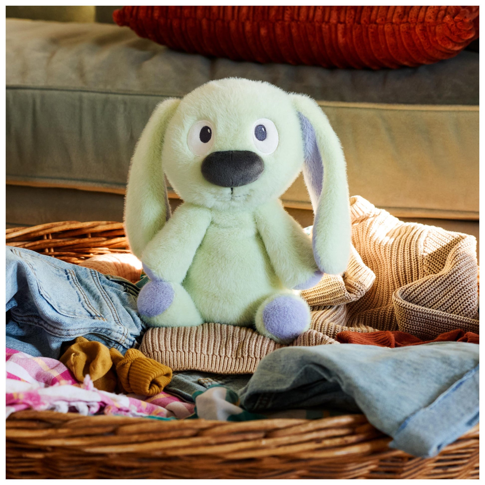 GUND Hidden Pigeon Company Knuffle Bunny 13.5-Inch Plush Toy for Ages 1+